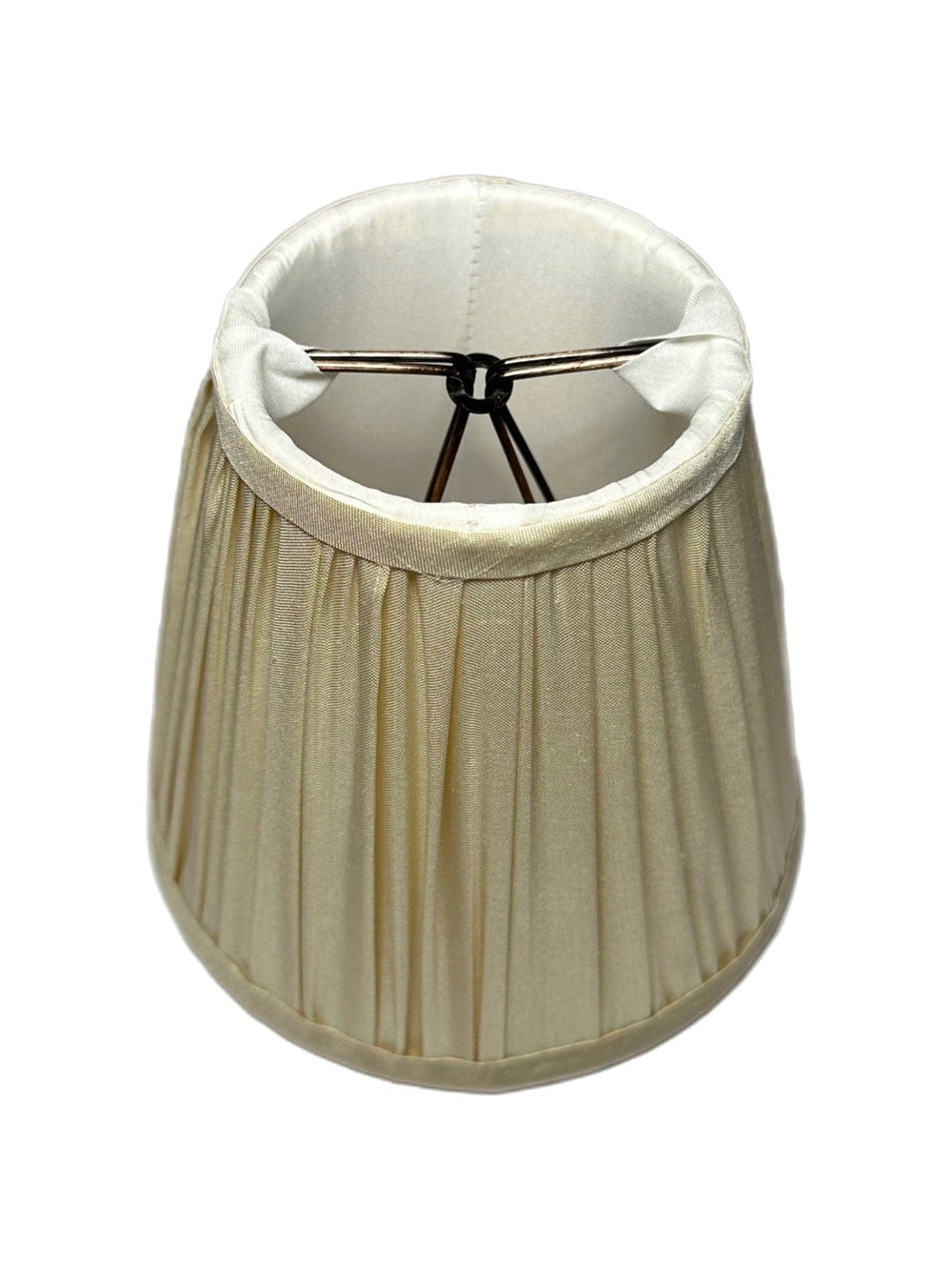 Gathered SUGAR Silk Chandelier Lamp Shades - Lux Lamp Shades