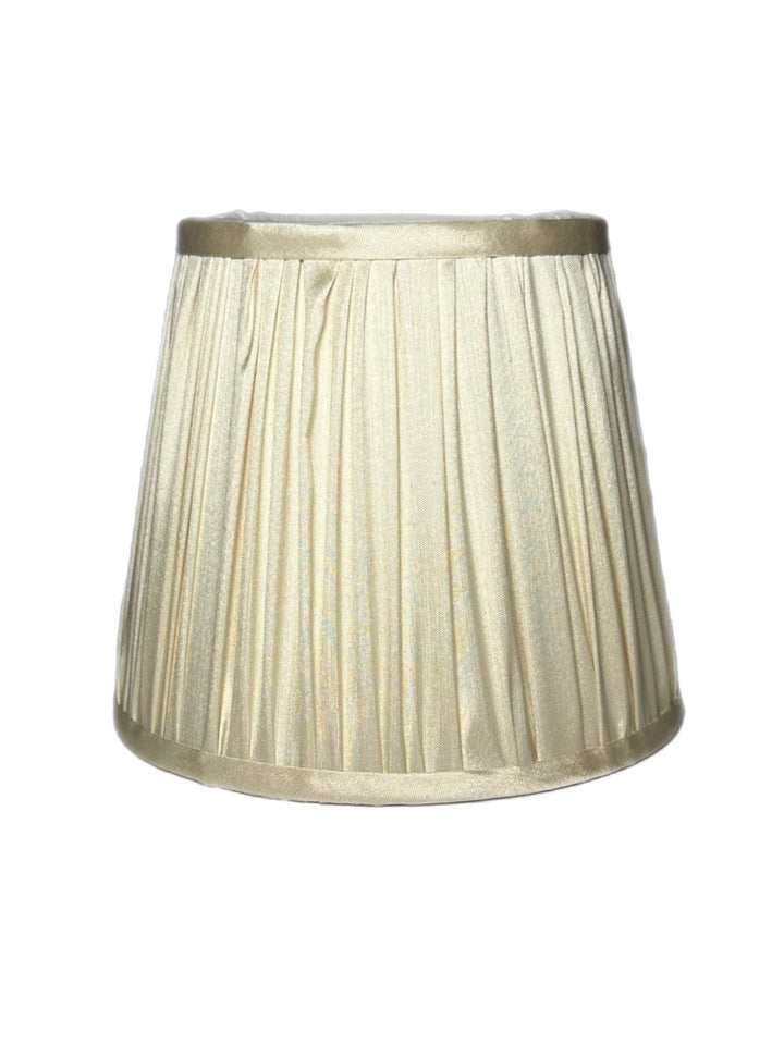 Gathered SUGAR Silk Chandelier Lamp Shades - Lux Lamp Shades