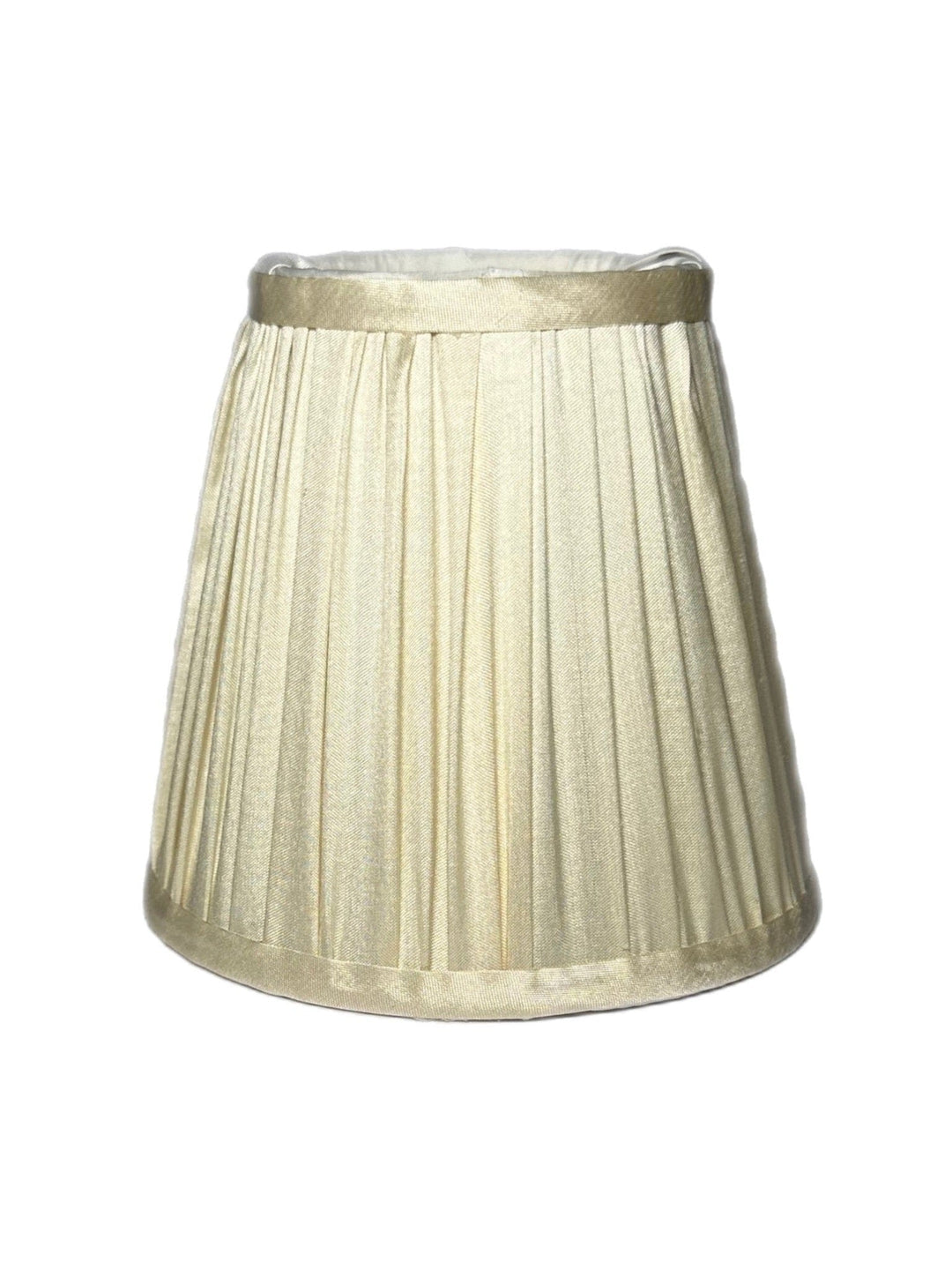 Gathered SUGAR Silk Chandelier Lamp Shades - Lux Lamp Shades