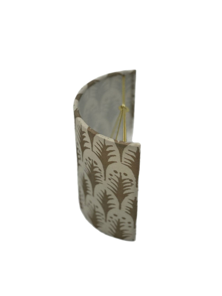 Half Drum Fortuny Piumette in Ivory & Gold - Limited Quantity - Lux Lamp Shades