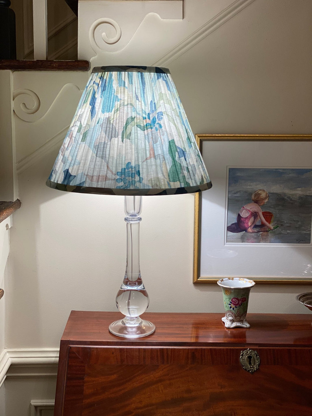 Hot House by Jane Churchill Gathered Lampshades - Lux Lamp Shades
