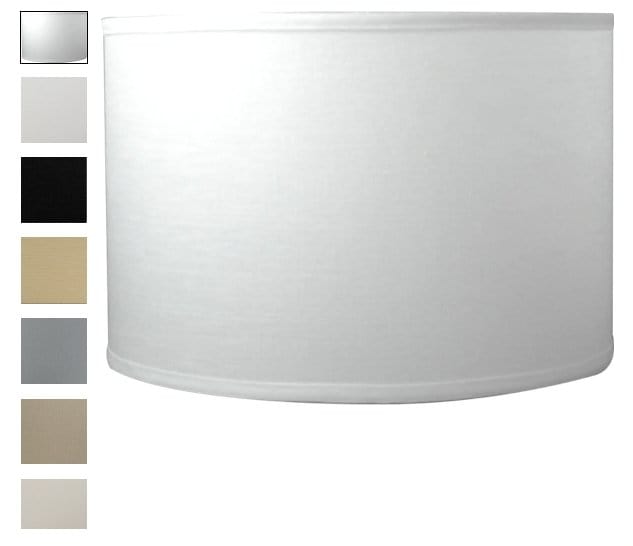 Linen Barrel Shades - Multiple Sizes & Colors - Lux Lamp Shades