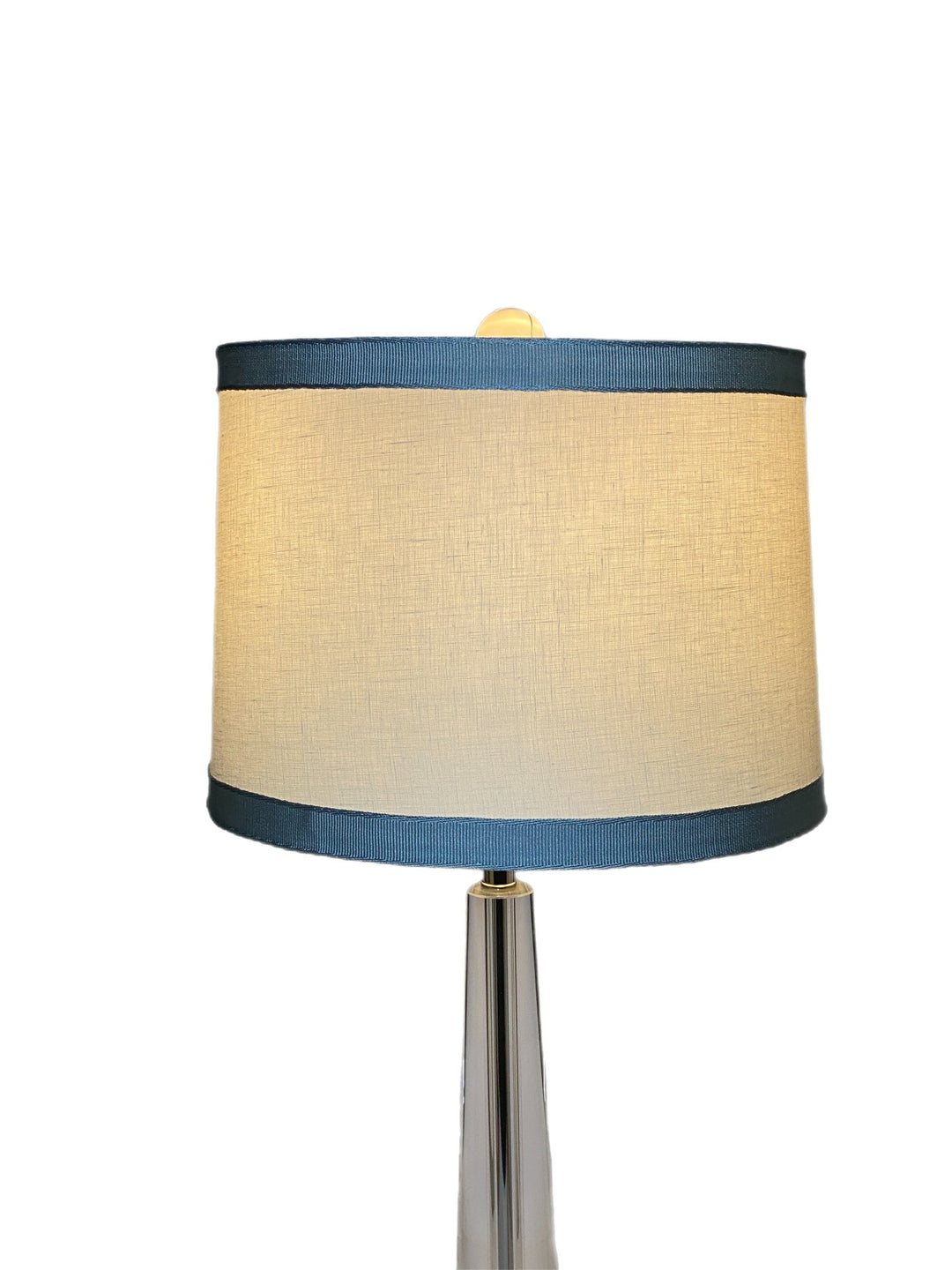 Linen Drum Harback Lamp Shade - Available in Three Sizes + Add Custom Trim - Lux Lamp Shades