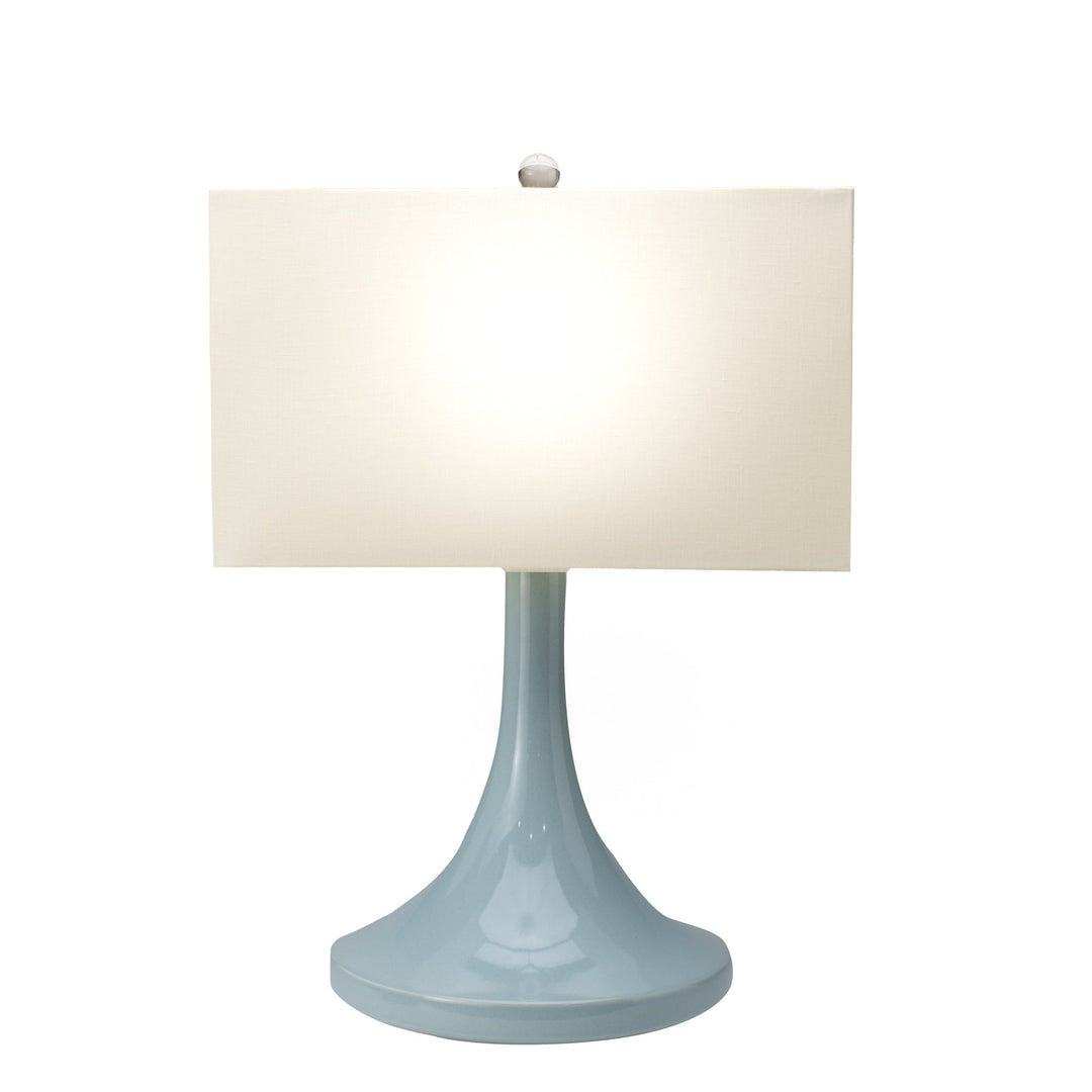 Linen Rectangle - Rolled Edge; brass spider (8" x 17" top & bottom x 10" height) - Lux Lamp Shades