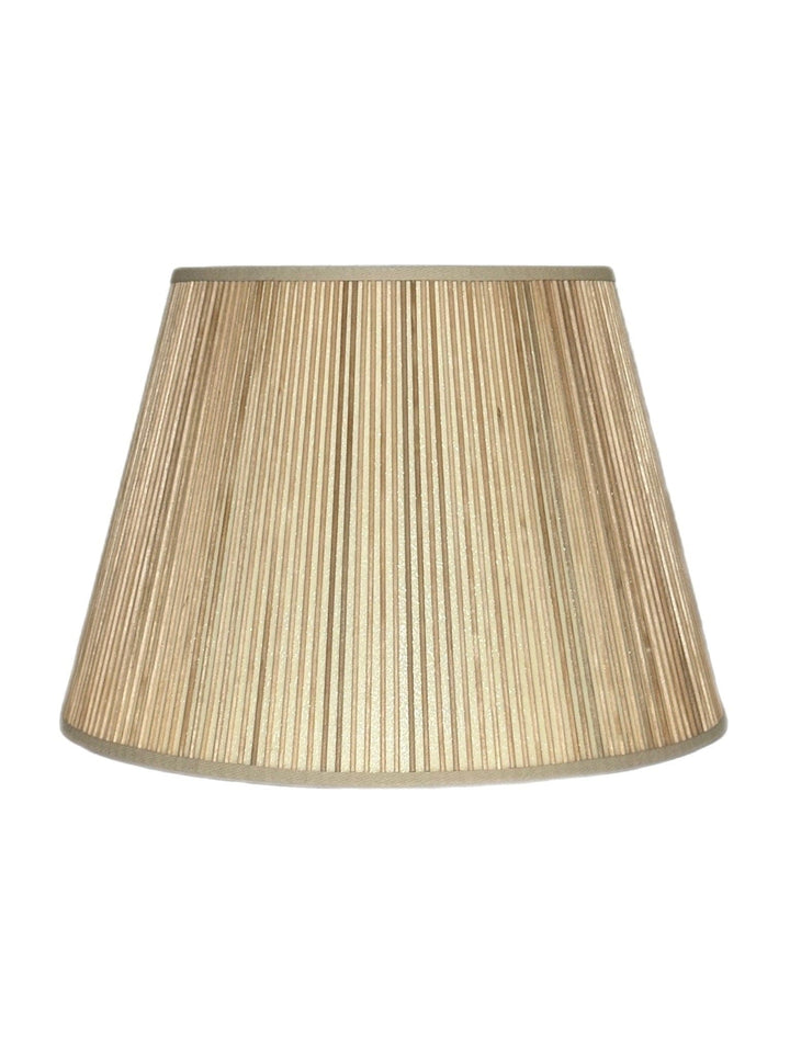 Natural Color British Empire Stick Lamp Shade - Limited Quantities In Stock - 14", 16" & 18" Base - Lux Lamp Shades