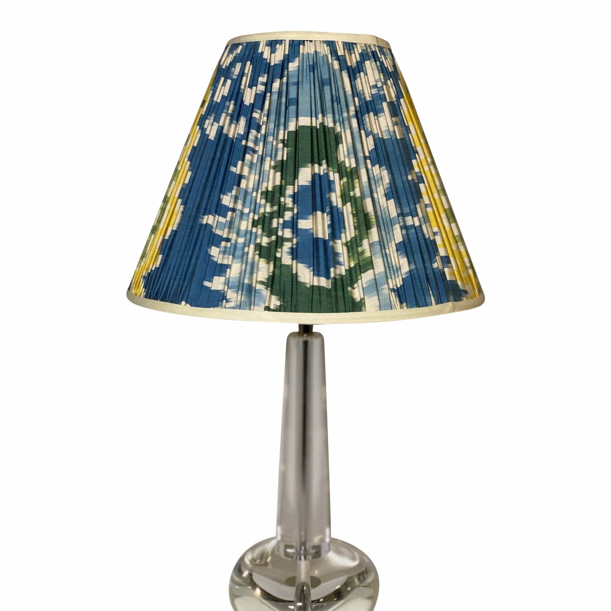 New Gathered 16” Ikat Silk Empire - - Lux Lamp Shades'