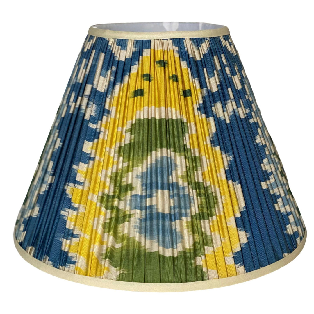 New Gathered 16" IKAT Silk Empire - Lux Lamp Shades