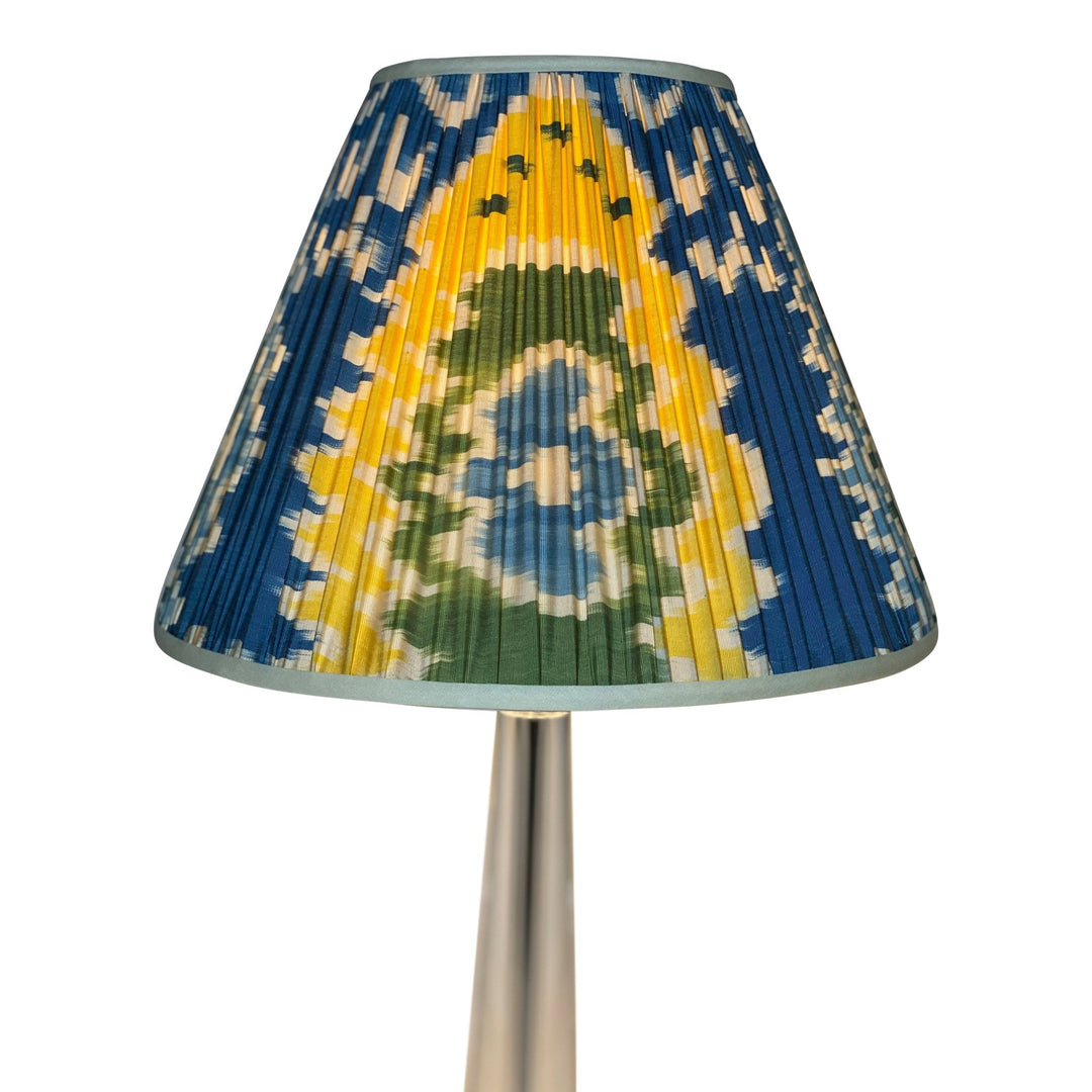 New Gathered 16" IKAT Silk Empire - Lux Lamp Shades
