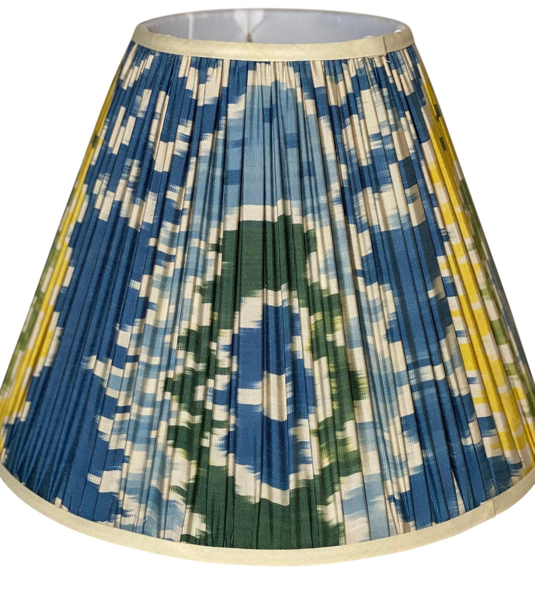 New Gathered 16" IKAT Silk Empire - Lux Lamp Shades