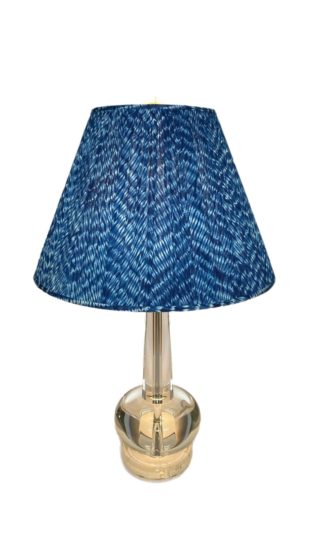 New - Gathered Ikat - 16" and 18" base - Lux Lamp Shades