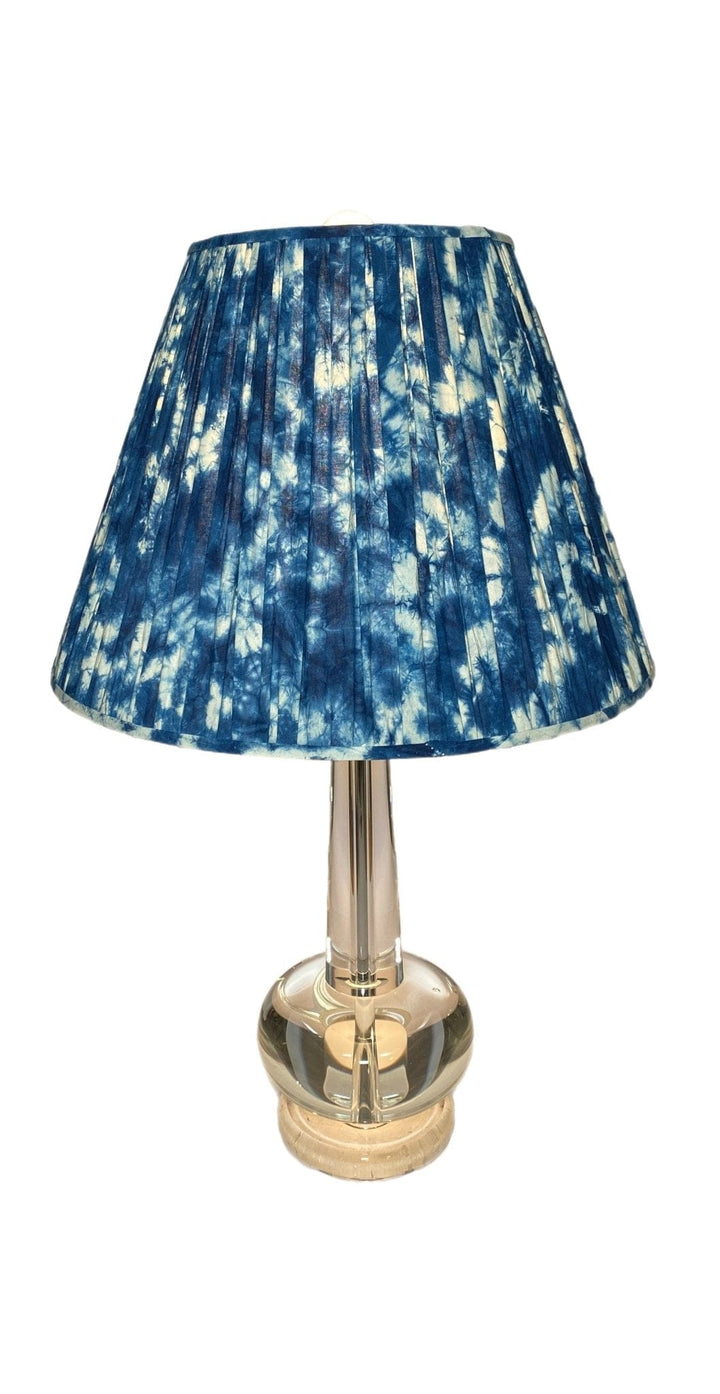 New - Gathered Ikat - 16" and 18" base - Lux Lamp Shades