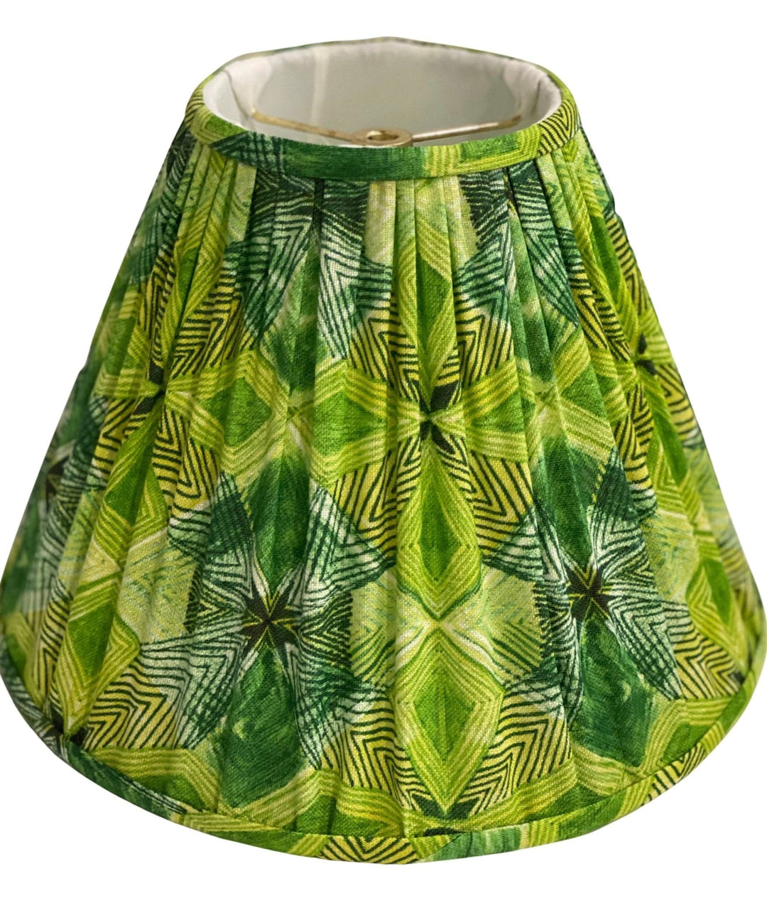 Nzuri Textiles Custom Lamp Shades - Hand-Painted Print Textile Collection - Lux Lamp Shades