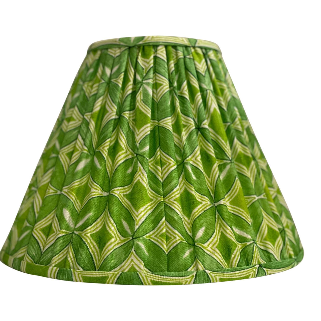 Nzuri Textiles Custom Lamp Shades - Hand-Painted Print Textile Collection - Lux Lamp Shades