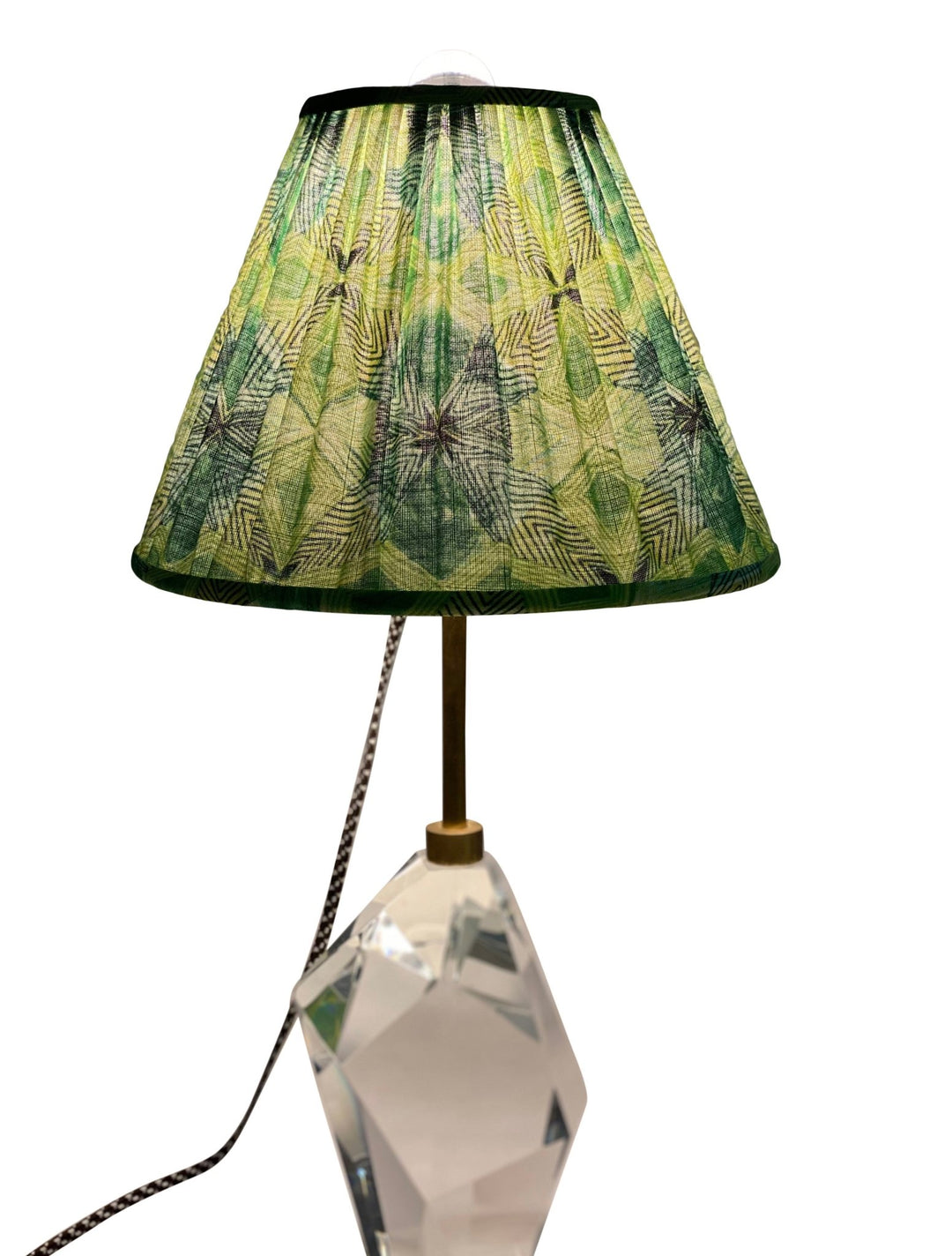 Nzuri Textiles Custom Lamp Shades - Hand-Painted Print Textile Collection - Lux Lamp Shades