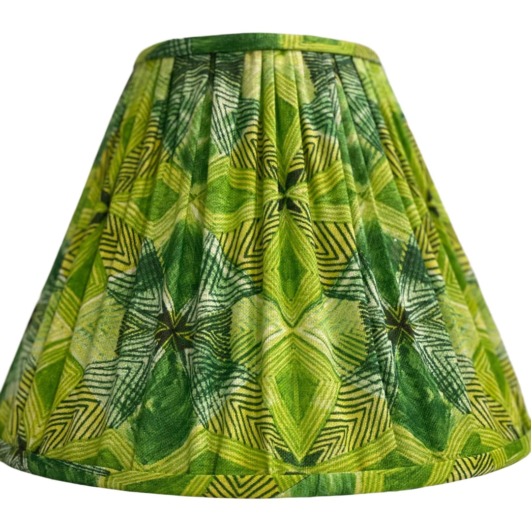 Nzuri Textiles Custom Lamp Shades - Hand-Painted Print Textile Collection - Lux Lamp Shades