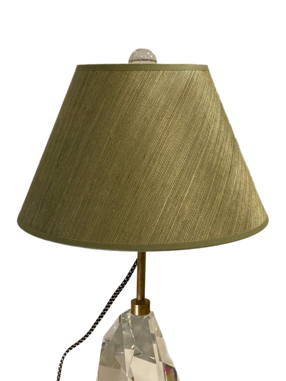 Pewter Grasscloth Empire Hardback shades - Multiple Sizes - Lux Lamp Shades