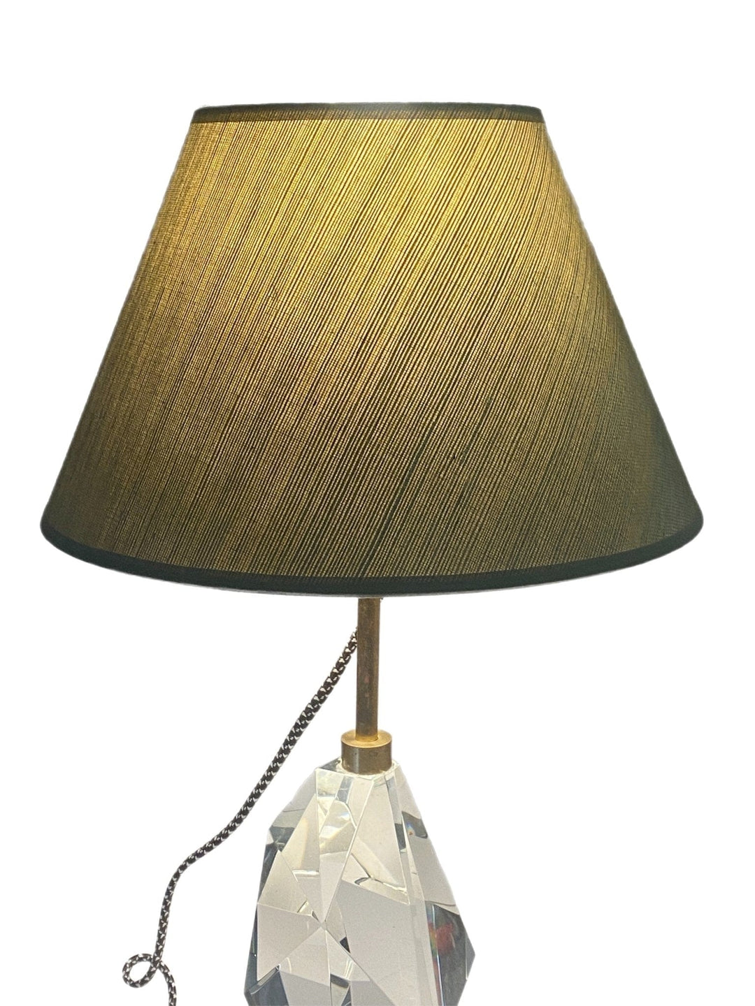 Pewter Grasscloth Empire Hardback shades - Multiple Sizes - Lux Lamp Shades