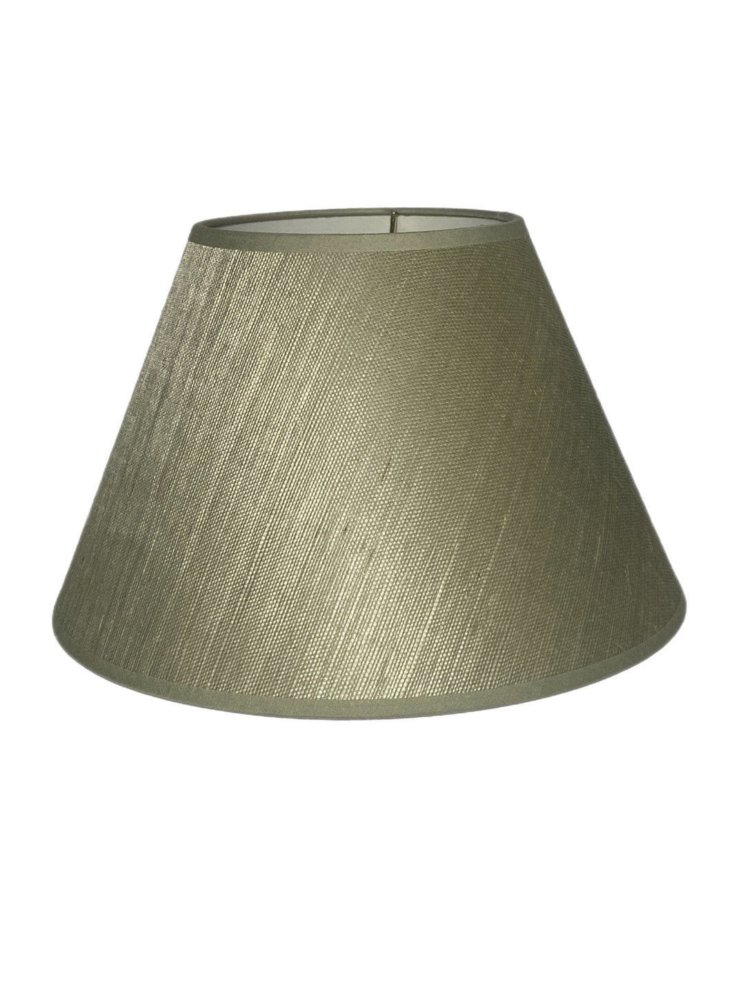 Pewter Grasscloth Empire Hardback Shades - Multiple Sizes - Lux Lamp ...