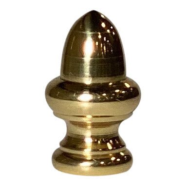 Polished brass finial - Lux Lamp Shades