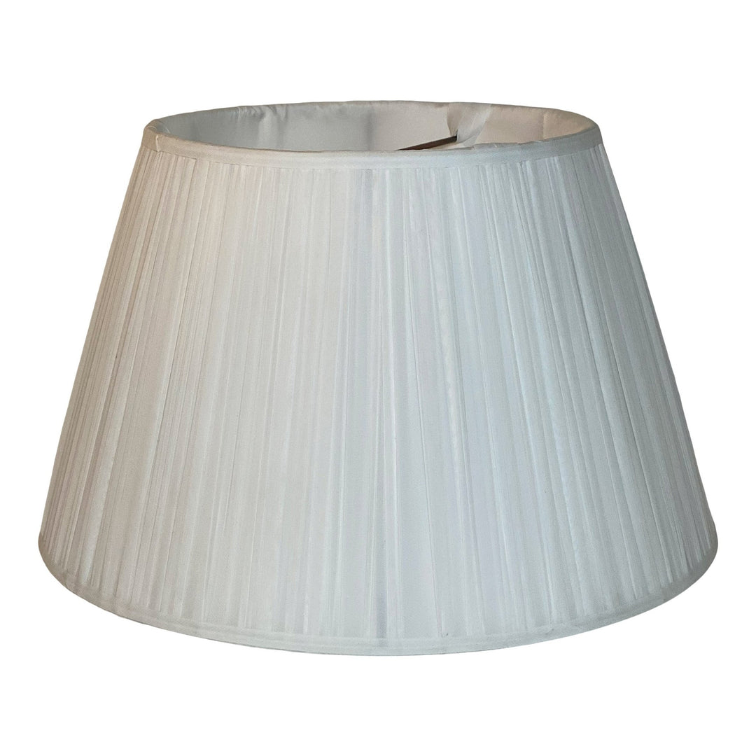 Sheer Coconut 14" Gathered shade - (2) in stock - Lux Lamp Shades