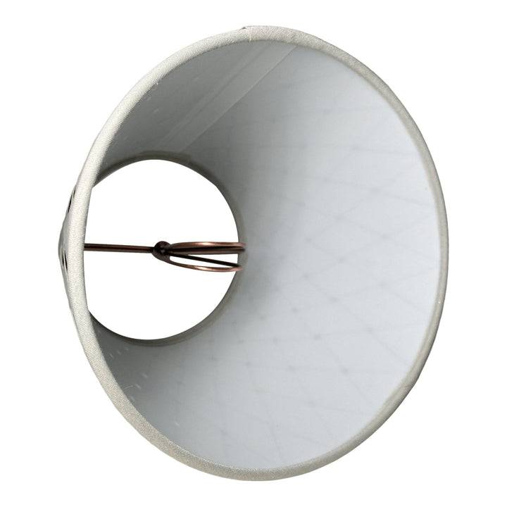 Silver Sage Woven Paper Chandelier Lamp Shade - Available in Two Sizes - Lux Lamp Shades