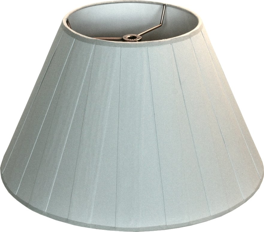 Silversage Box Pleat Paper - Empire - 14" - Lux Lamp Shades