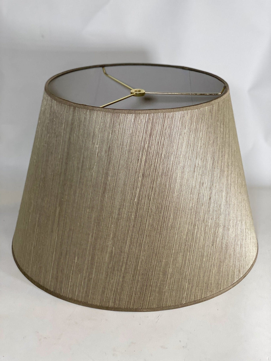 Slate Grasscloth - 18" Pembroke Hardback Shade - Lux Lamp Shades