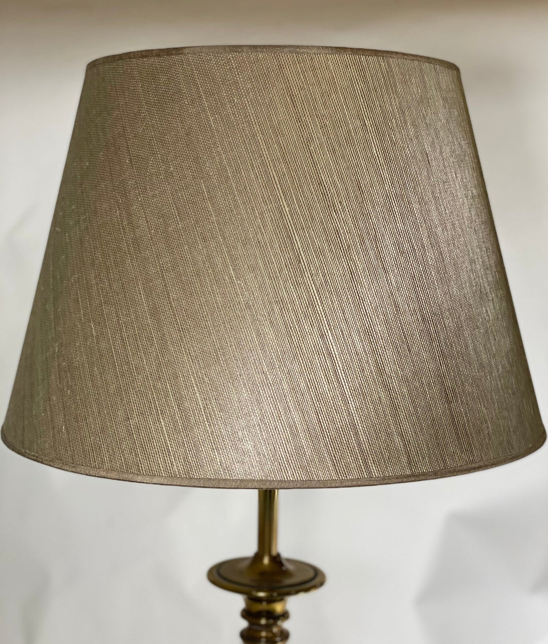 Slate Grasscloth - 18" Pembroke Hardback Shade - Lux Lamp Shades