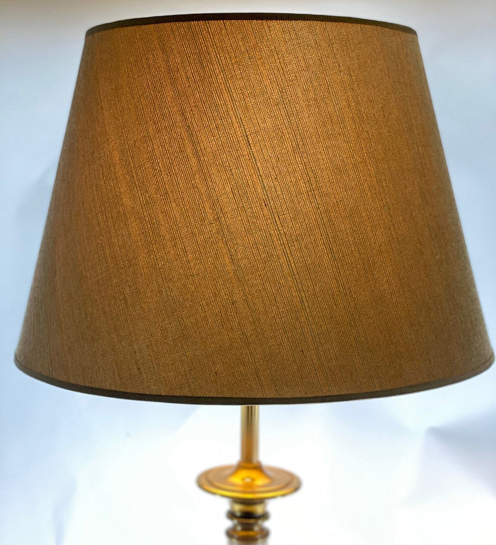 Slate Grasscloth - 18" Pembroke Hardback Shade - Lux Lamp Shades