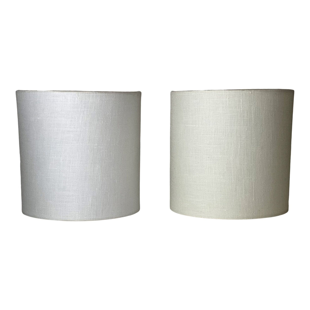 LAMPWELL GERO Yellow Small Lamp Shades Clip On Bulb Set Of 2,Mini