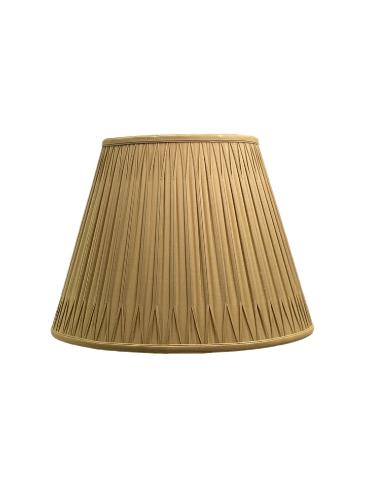 Smocked Pleat Silk Empire Shades - Multiple sizes and colors - Lux Lamp Shades