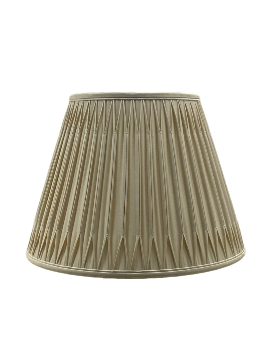 Smocked Pleat Silk Empire Shades - Multiple sizes and colors - Lux Lamp Shades