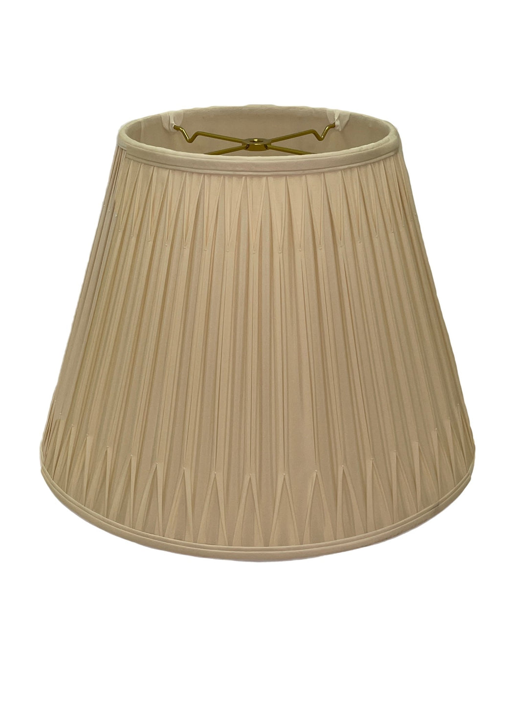 Smocked Pleat Silk Empire Shades - Multiple sizes and colors - Lux Lamp Shades
