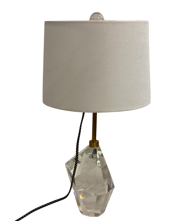 Snow Plain Linen - Drum - 12" - Lux Lamp Shades