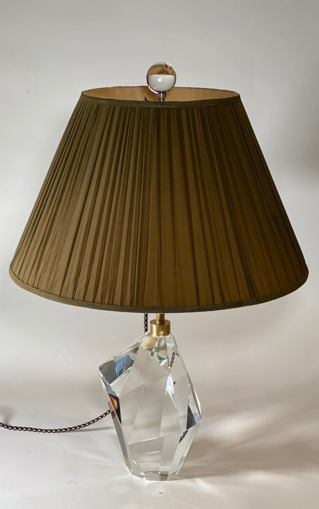 Spinach Sheer Silk - Empire - 18" - Lux Lamp Shades