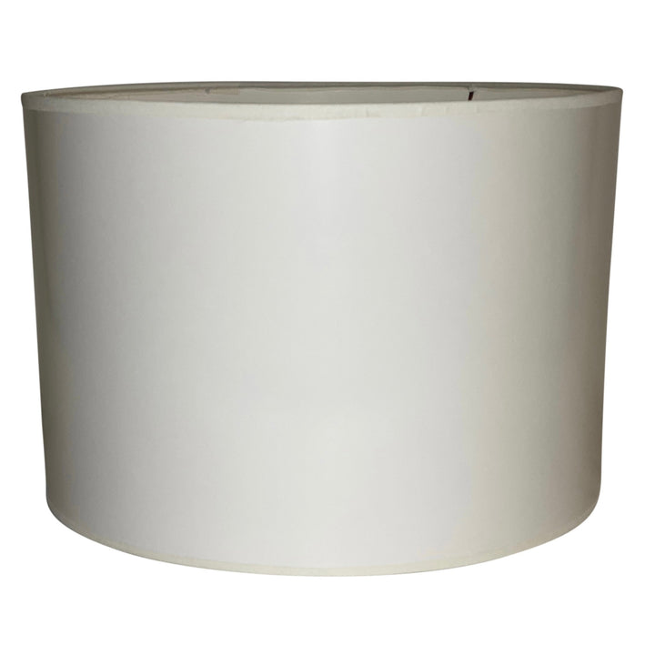 Translucent White Paper Drum Hard-back Lamp Shade - Available in three sizes - Lux Lamp Shades