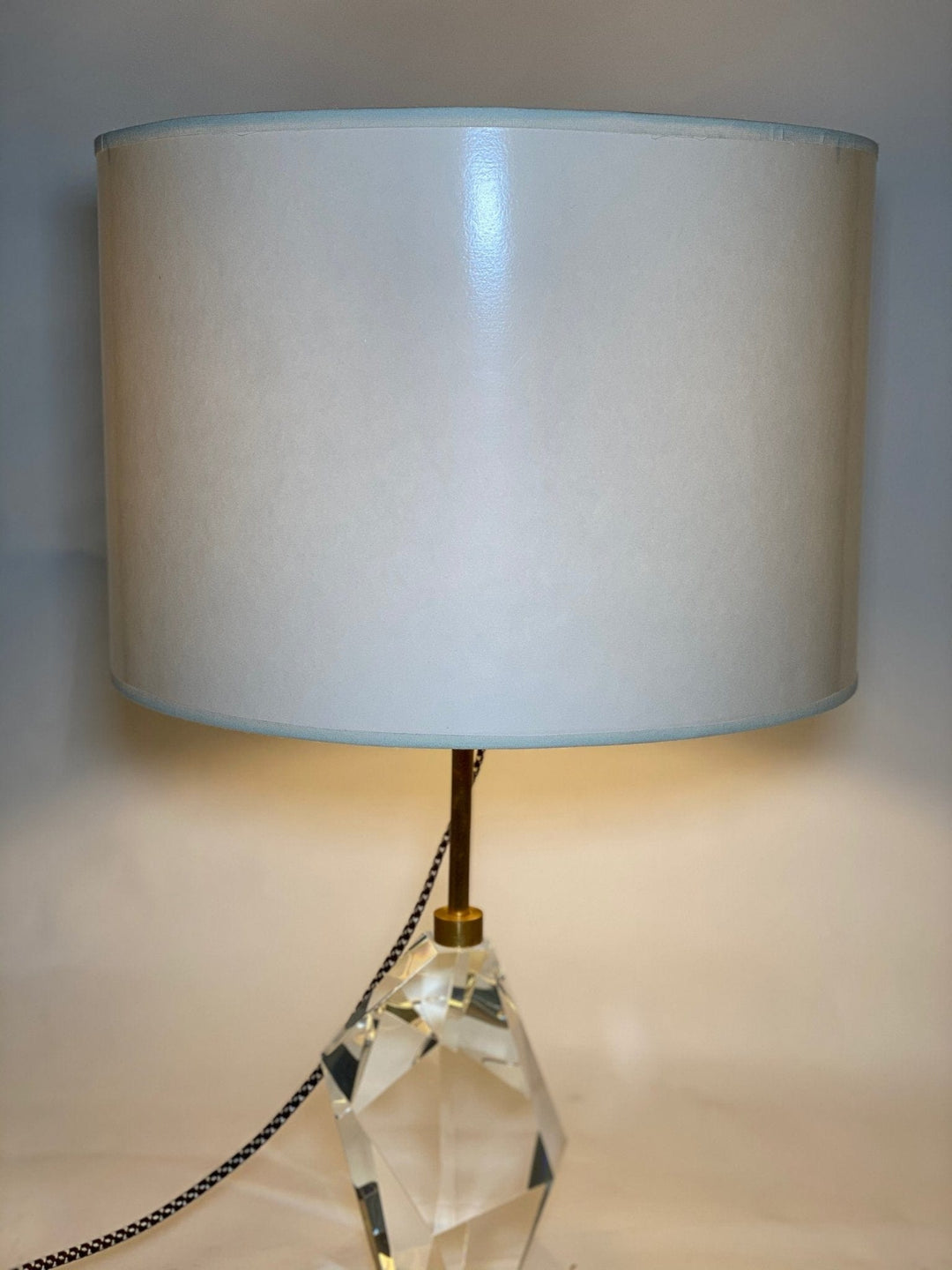 Translucent White Paper Drum Hard-back Lamp Shade - Available in three sizes - Lux Lamp Shades