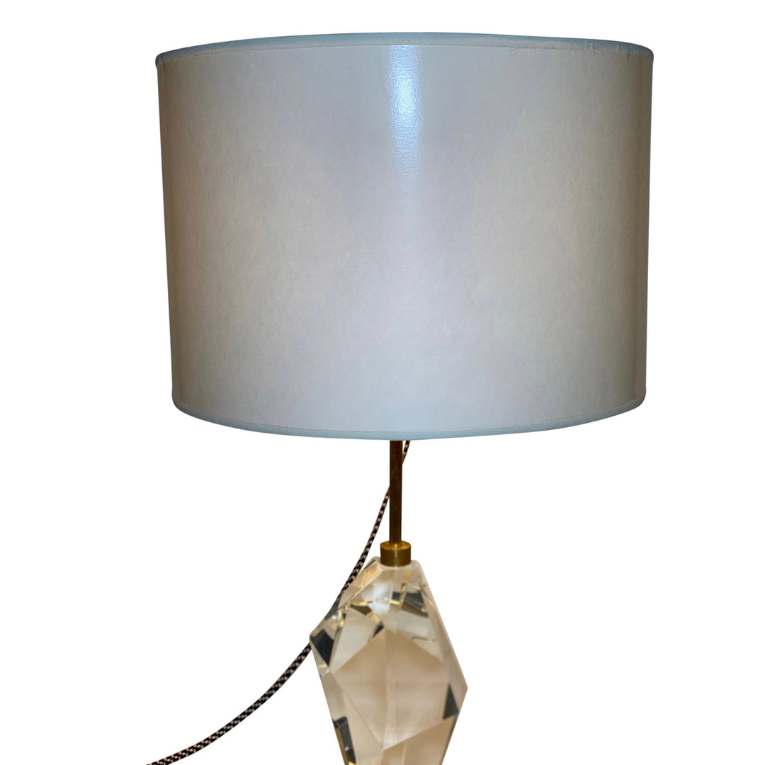 Translucent White Paper Drum Hard-back Lamp Shade - Available in three sizes - Lux Lamp Shades