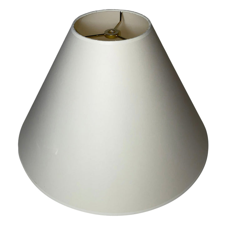 Vellum Paper with Cream interior Empire Hard-back Lamp Shade - Multiple Sizes + CUSTOM SIZES - Lux Lamp Shades