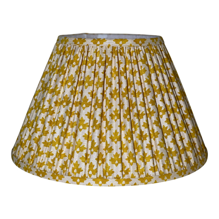 Vervain Rocollo Jonquil Gathered Fabric Shades - Two sizes - Lux Lamp Shades