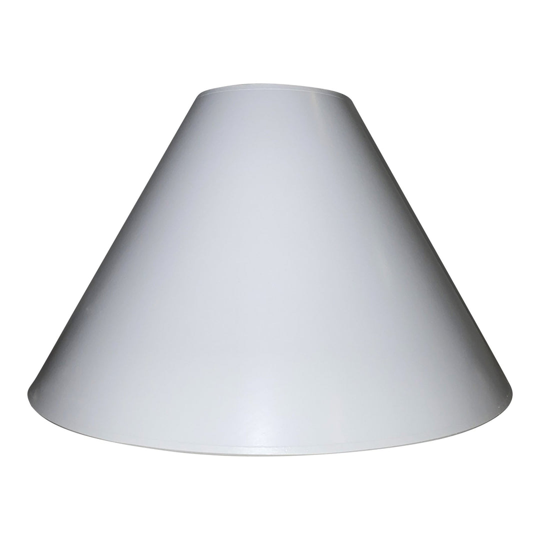 White Paper with White interior Empire Hard-back Lamp Shade - Multiple Sizes + CUSTOM SIZES - Lux Lamp Shades